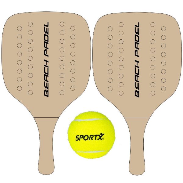 Summertime Houten Beach Padel Set