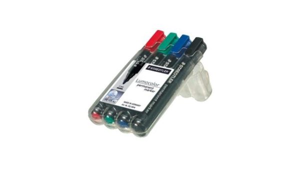 Staedtler Set Van 4 Permanent Marker Stiften