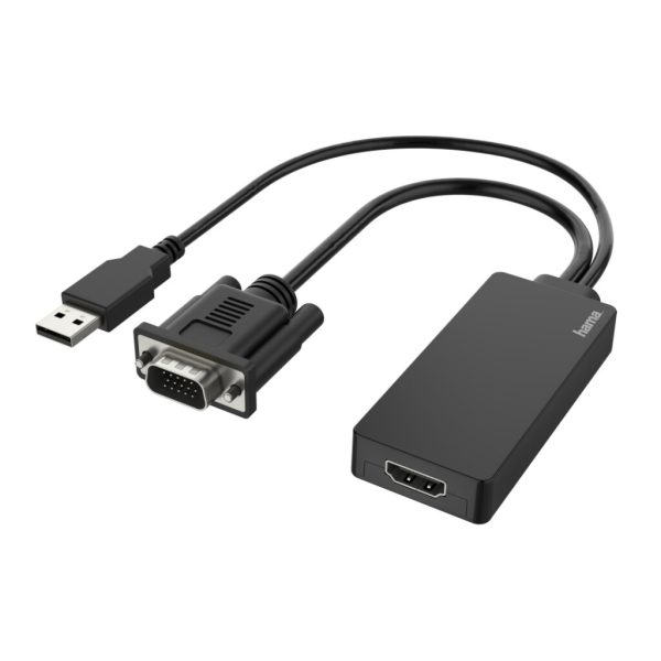 Hama Video-Adapter Vga+Usb-Stekker - Hdmi&Trade;-Aansluiting Full-Hd 1080P