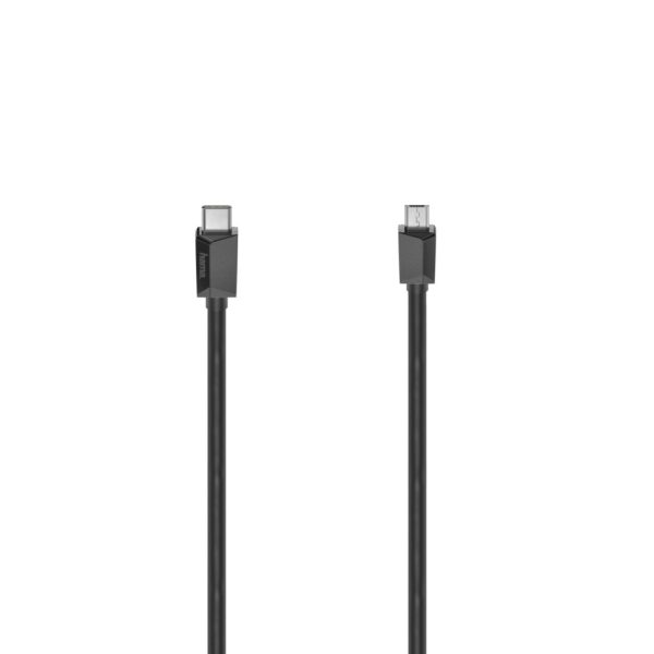 Hama Usb-C-Kabel Usb-C-Stekker - Micro-Usb-Stekker Usb 2.0 480 Mbit/S 0,75 M