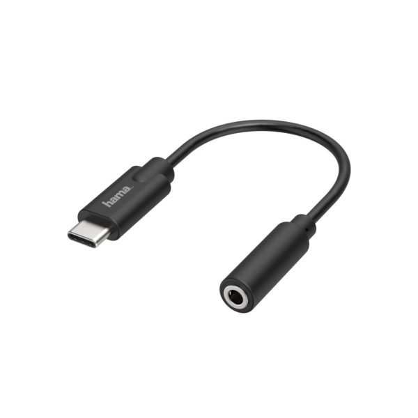 Hama Audio-Adapter Usb-C-Stekker - 3,5-Mm-Jack-Aansluiting Stereo