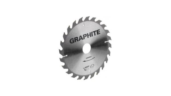 Graphite Cirkelzaagblad 165Mm Asgat 30Mm Tanden 24 Dikte 2,8 Vulringen 16/20/25 Tct